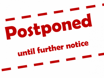 postponed