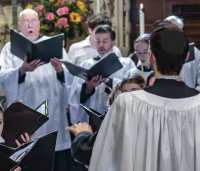 Nick and choir