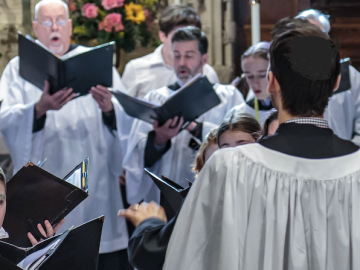 Nick and choir